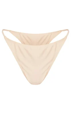 Cream Mix & Match Thong Bikini Bottoms