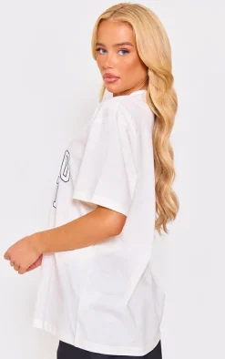 PrettyLittleThing T-Shirts*Monaco Sport Printed Oversized T Shirt