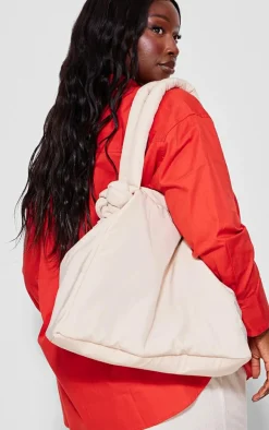 PrettyLittleThing Shoppers*Nylon Padded Tube Handle Tote Bag