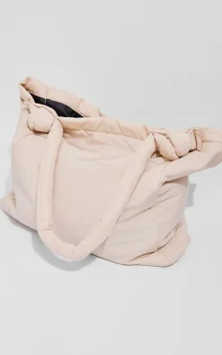 PrettyLittleThing Shoppers*Nylon Padded Tube Handle Tote Bag