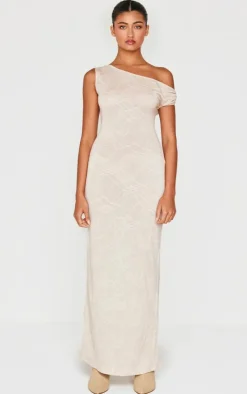 One Shoulder Maxi Dress-PrettyLittleThing Hot