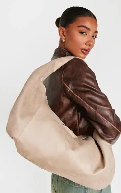 PrettyLittleThing Shoppers*Oversized Faux Suede Tote Bag