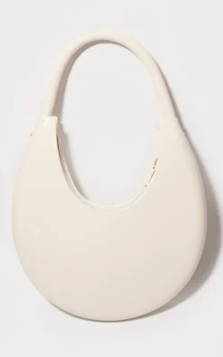 PrettyLittleThing Shoulder Bags*Patent PU Round Shoulder Bag