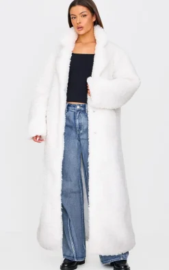 PrettyLittleThing Teddy Coats*Plush Borg Maxi Coat