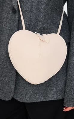 PrettyLittleThing Crossbody Bags*Pu Heart Crossbody Bag