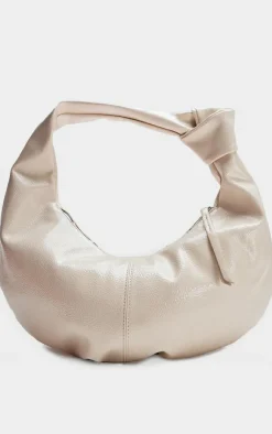 PrettyLittleThing Shoppers*PU Knot Handle Tote Bag