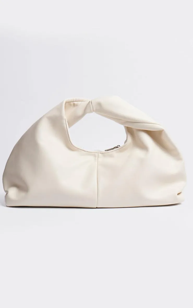 PrettyLittleThing Shoulder Bags*PU Slouchy Twist Handle Handbag