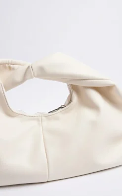 PrettyLittleThing Shoulder Bags*PU Slouchy Twist Handle Handbag