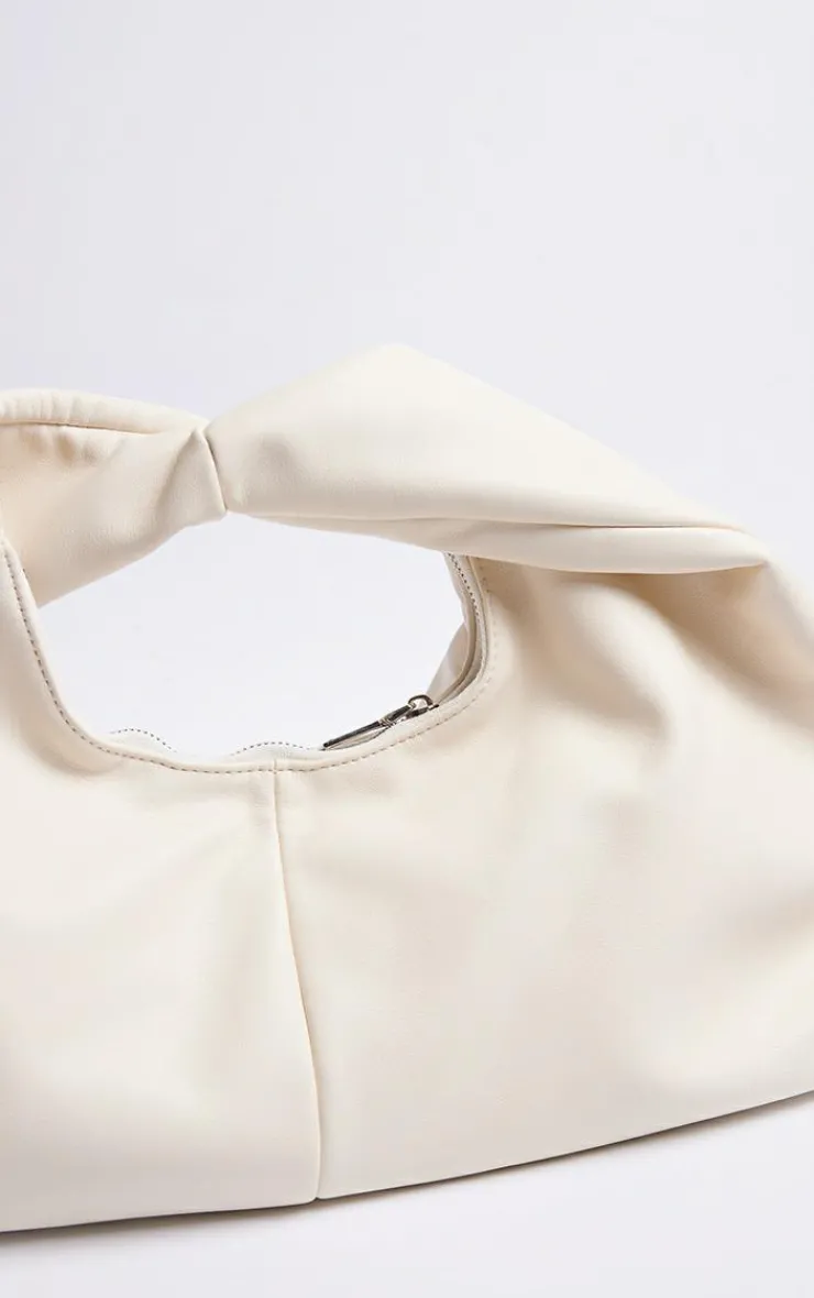 PrettyLittleThing Shoulder Bags*PU Slouchy Twist Handle Handbag
