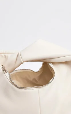 PrettyLittleThing Shoulder Bags*PU Slouchy Twist Handle Handbag
