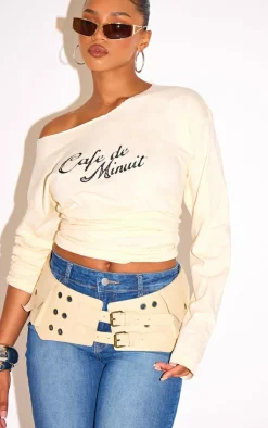 PrettyLittleThing Waist Belts*PU Utility Western Buckle Waist Belt