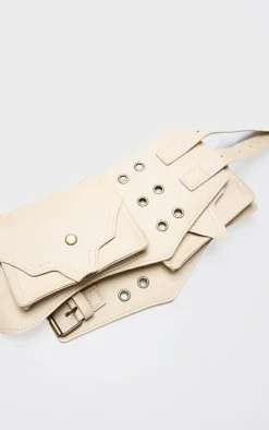 PrettyLittleThing Waist Belts*PU Utility Western Buckle Waist Belt