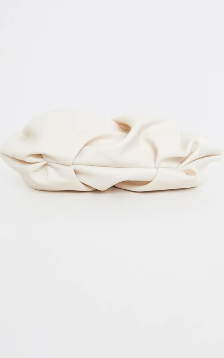 PrettyLittleThing Clutch Bags*Round Pleated Clutch Bag