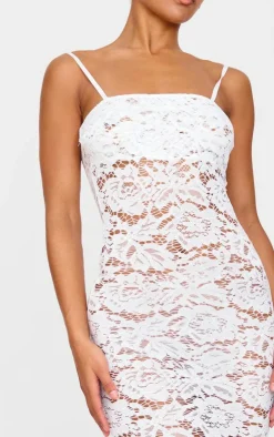 Sheer Lace Maxi Dress-PrettyLittleThing Clearance