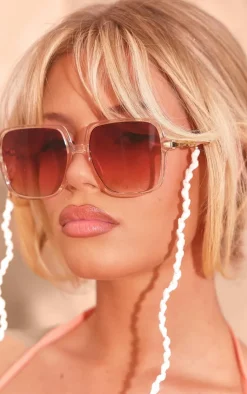 PrettyLittleThing Sunglasses*Shell Sunglasses Chain