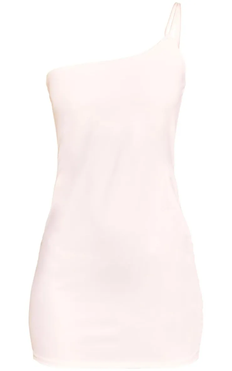 Slinky One Shoulder Mini Dress-PrettyLittleThing Best