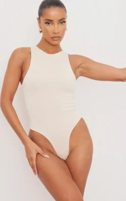 PrettyLittleThing Sleeveless Tops*Slinky Sleeveless Racer Bodysuit