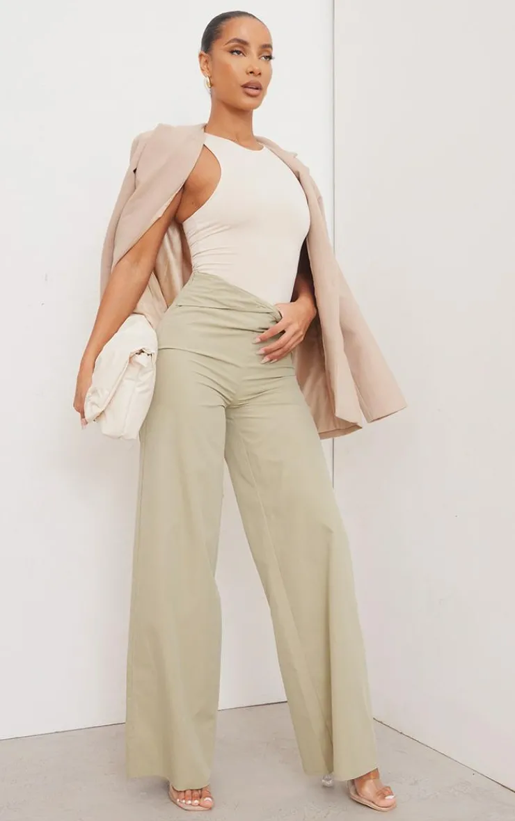 PrettyLittleThing Sleeveless Tops*Slinky Sleeveless Racer Bodysuit