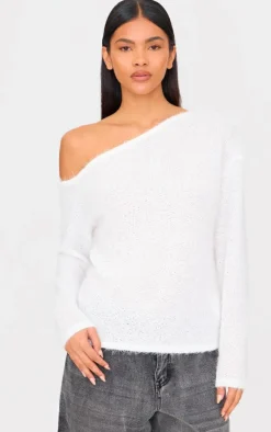 PrettyLittleThing Christmas Shop*Slouchy Texured Oversized Sweater