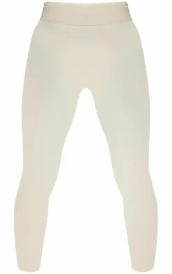 PrettyLittleThing Snatched Sculpt Leggings Cream