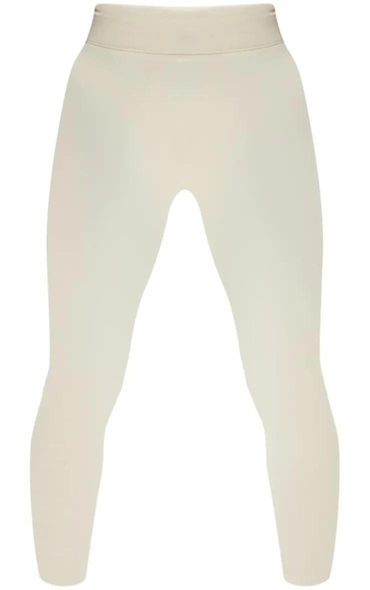 PrettyLittleThing Snatched Sculpt Leggings Cream