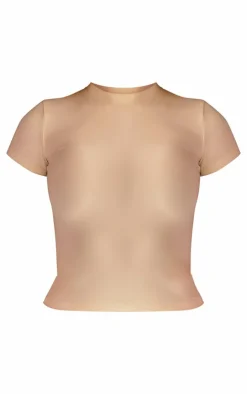 PrettyLittleThing Snatched*Snatched Sculpt Short Sleeve T Shirt