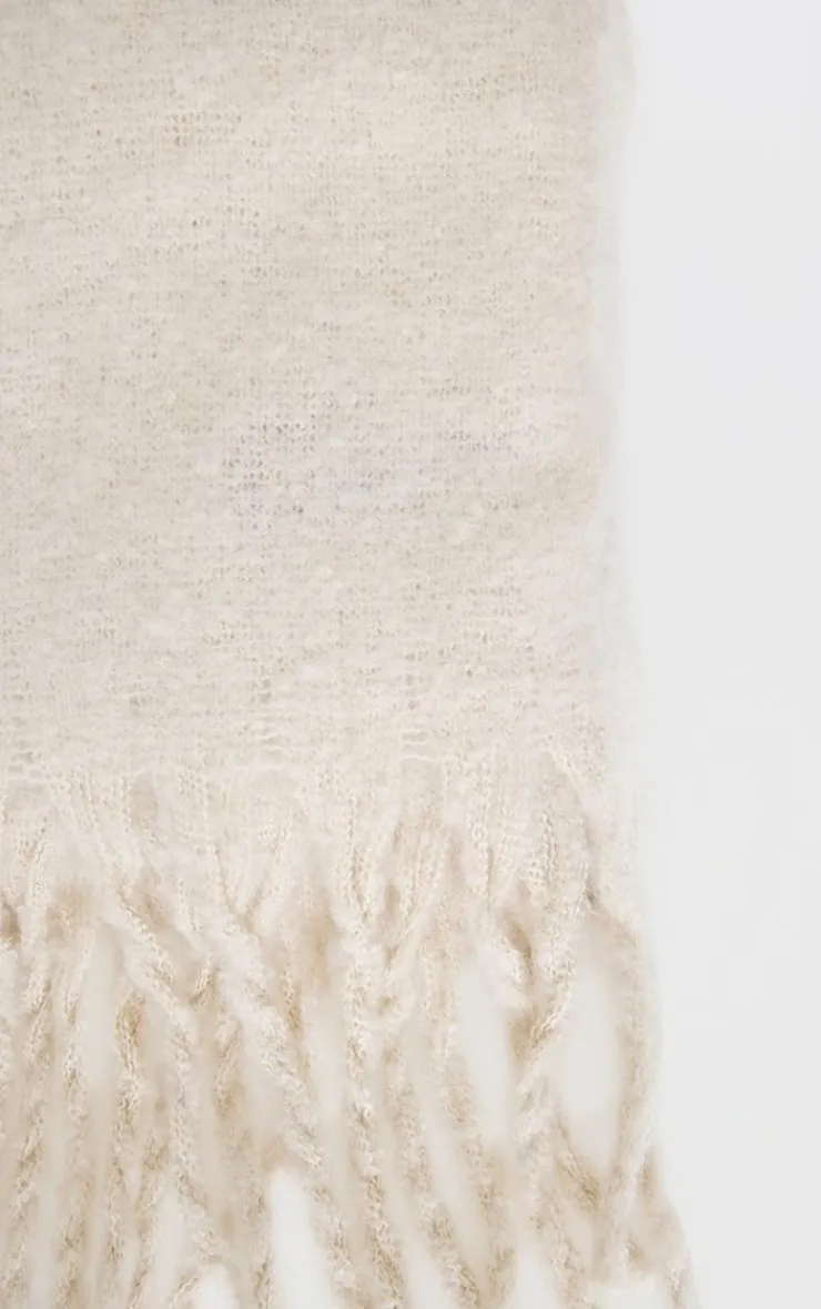 PrettyLittleThing Scarves & Gloves*Soft Blanket Tassel Scarf