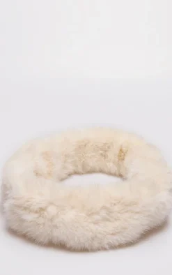 PrettyLittleThing Hair Accessories*Soft Faux Fur Headband