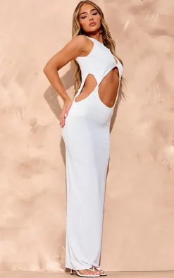 Soft Touch Key Hole Cut Out Maxi Dress-PrettyLittleThing Hot
