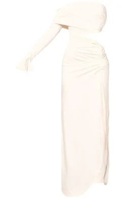 Soft Touch One Shoulder Cut Out Maxi Dress-PrettyLittleThing Outlet
