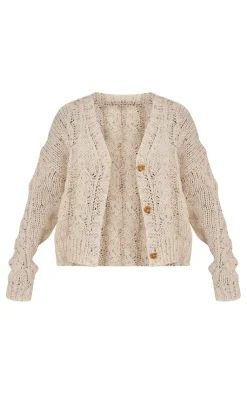 PrettyLittleThing Cardigans*Space Dye Chunky Knit Cardigan