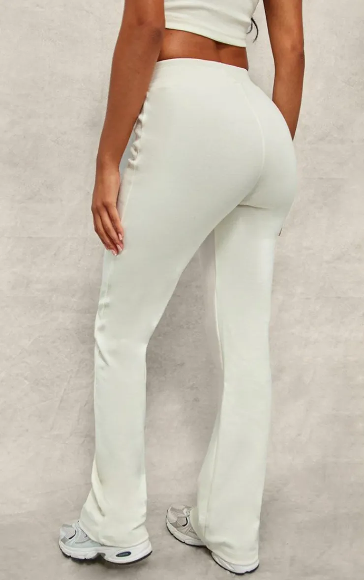 Best PrettyLittleThing Straight Leg Pants Cream
