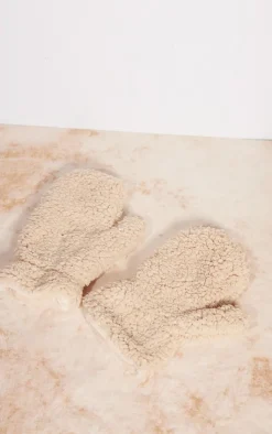 PrettyLittleThing Scarves & Gloves*Teddy Fleece Gloves