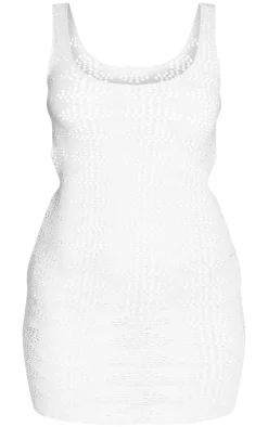 Textured Cut Out Back Bodycon Dress-PrettyLittleThing Sale