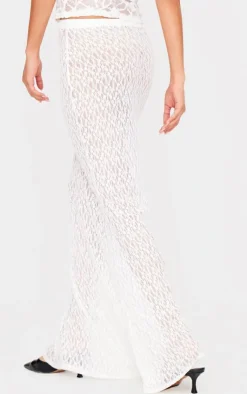 Textured Lace Sheer Maxi Skirt-PrettyLittleThing Clearance