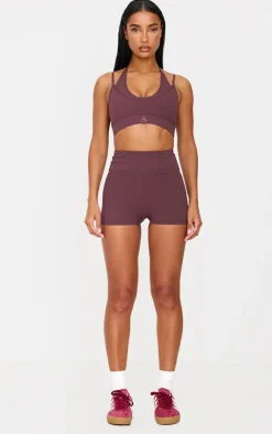 PrettyLittleThing Gym Shorts*Sculpt Ruched Bum Booty Shorts