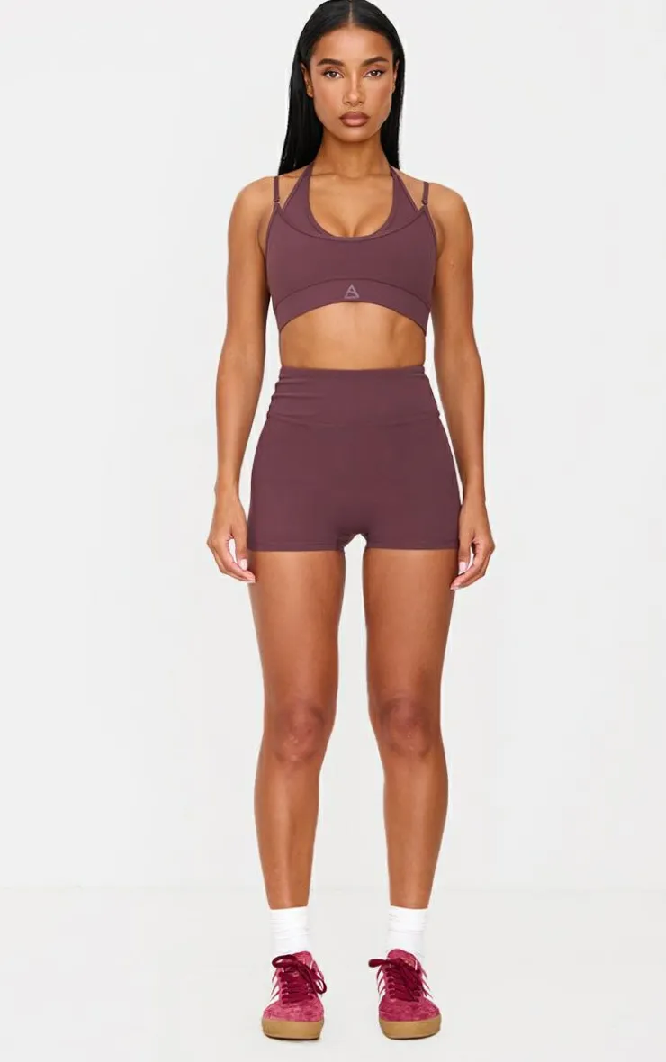 PrettyLittleThing Gym Shorts*Sculpt Ruched Bum Booty Shorts