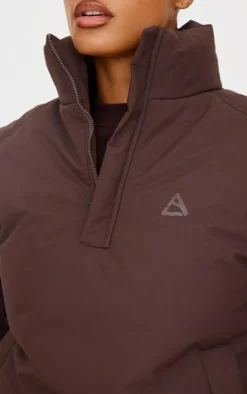 PrettyLittleThing Athletic Jackets*High Neck Cropped Puffer Jacket