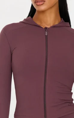 PrettyLittleThing Athletic Jackets*Sculpt Hooded Gym Jacket