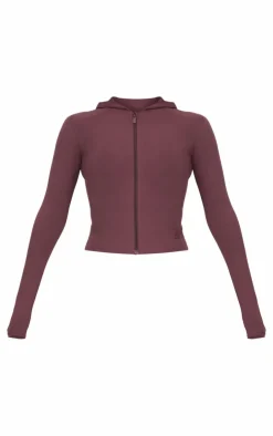 PrettyLittleThing Athletic Jackets*Sculpt Hooded Gym Jacket