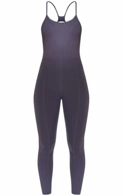 PrettyLittleThing Gym Wear*Cross Back Sculpt Long Unitard