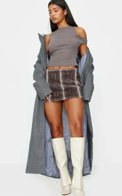 PrettyLittleThing Camisole*Ribbed Asymmetric Vest Top