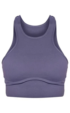 PrettyLittleThing Sports Bras*Sculpt Longline Under Bust Detail Double Strap Sports Bra