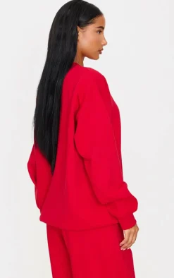 PrettyLittleThing Gym Wear*Dark Embroide Sweatshirt