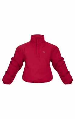 PrettyLittleThing Athletic Jackets*High Neck Cropped Puffer Jacket