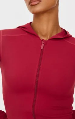 PrettyLittleThing Athletic Jackets*Sculpt Hooded Gym Jacket