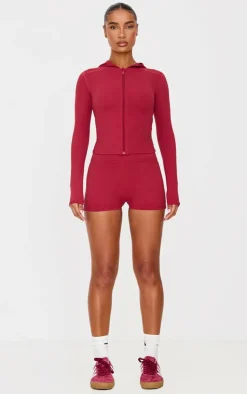 PrettyLittleThing Gym Shorts*Sculpt Ruched Bum Booty Shorts