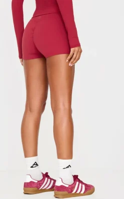 PrettyLittleThing Gym Shorts*Sculpt Ruched Bum Booty Shorts