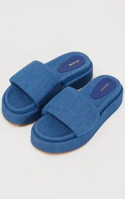 PrettyLittleThing Slides*Chunky Double Sole Platform Slides