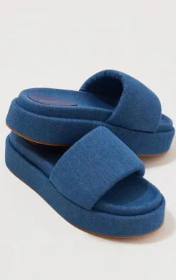 PrettyLittleThing Slides*Chunky Double Sole Platform Slides